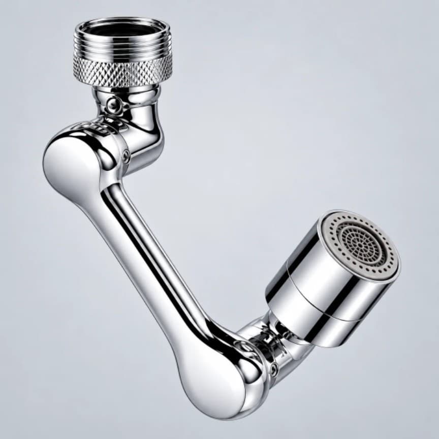 1080° Rotating Robotic Arm Dual Spray Faucet Extender