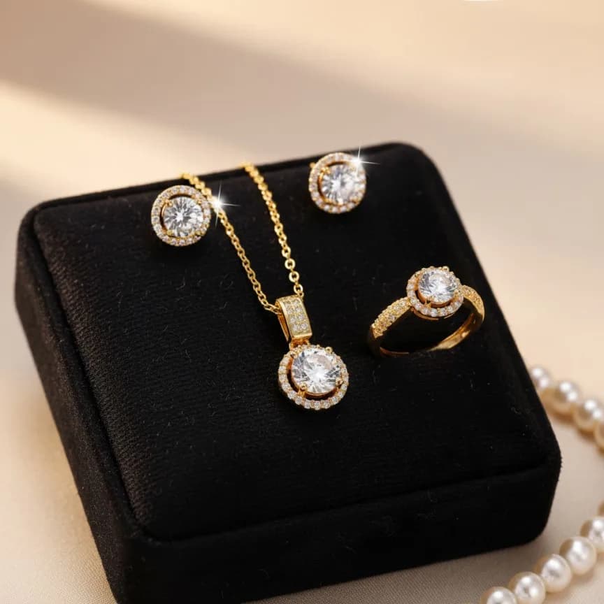 18k Gold Plated Set Model 1