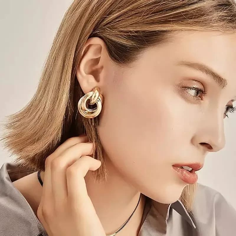 Bohemian Trendy Metal Earrings