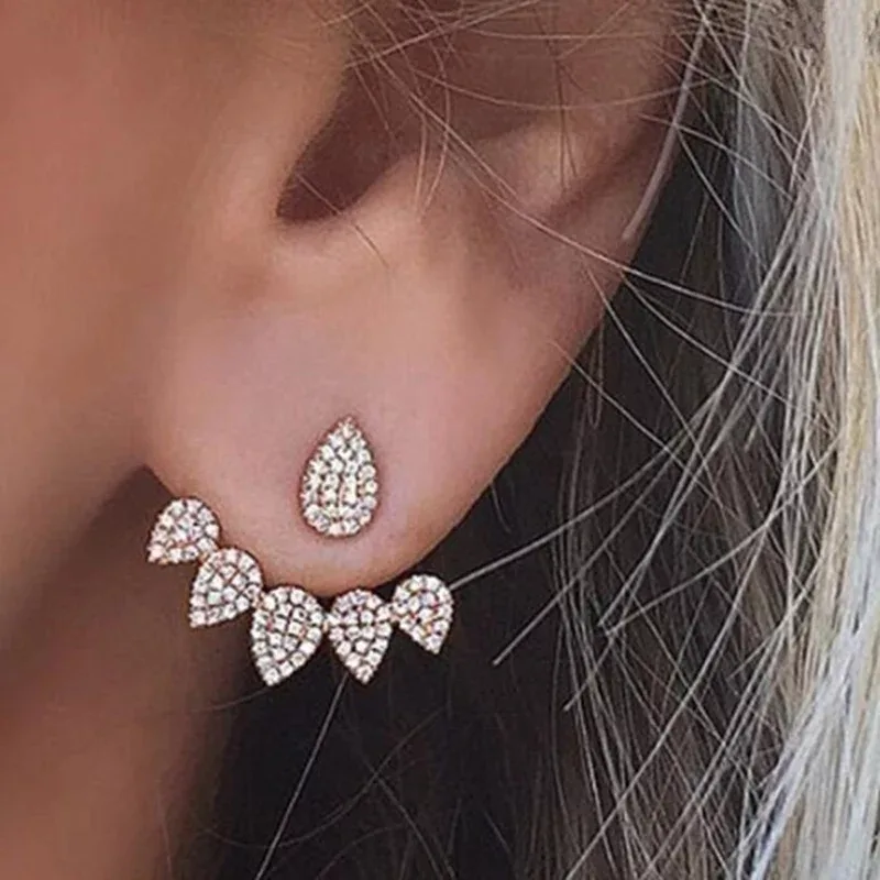 Crystal Water Drop Earrings