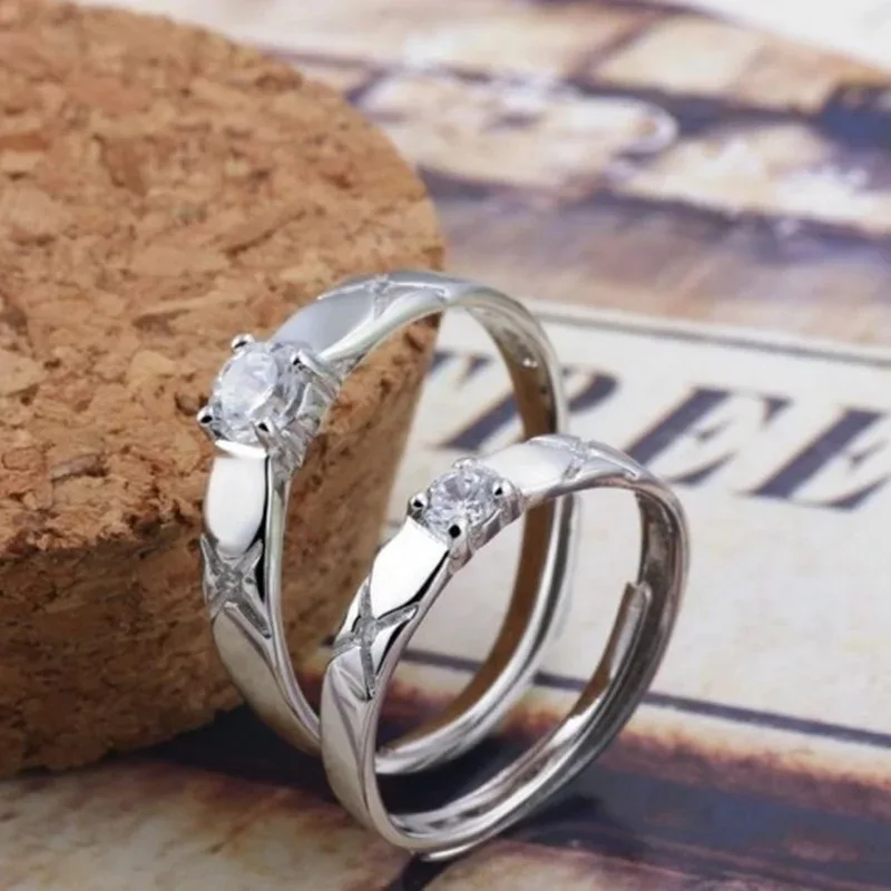 Crystal X Couple Rings