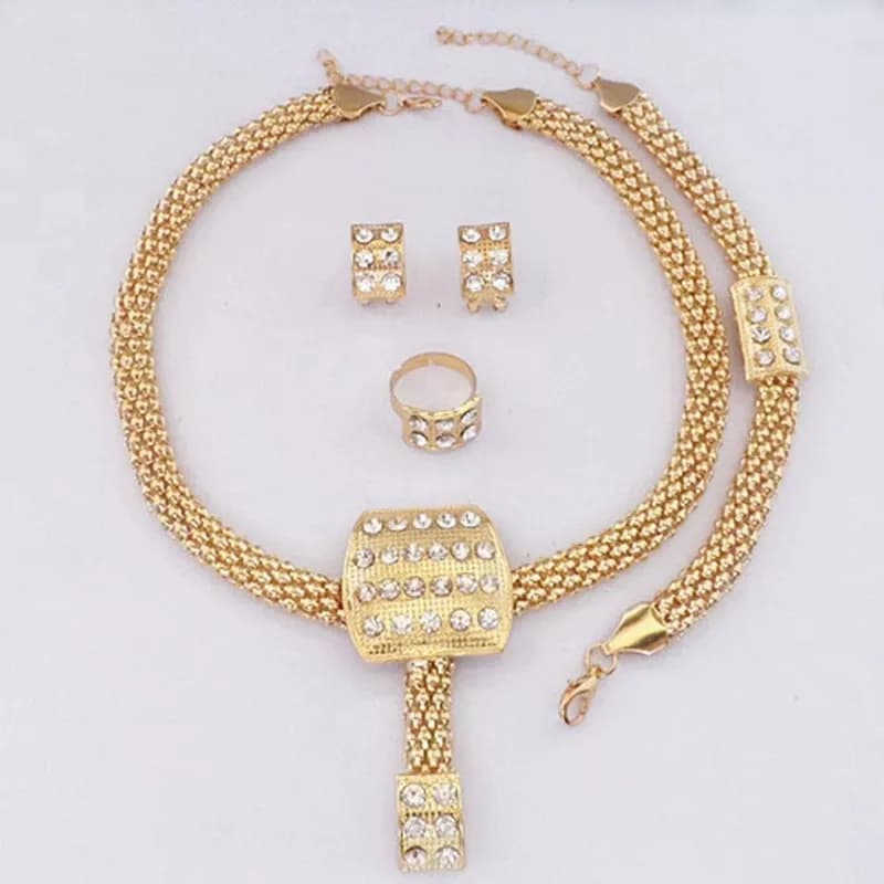 Delicate African Crystal Set