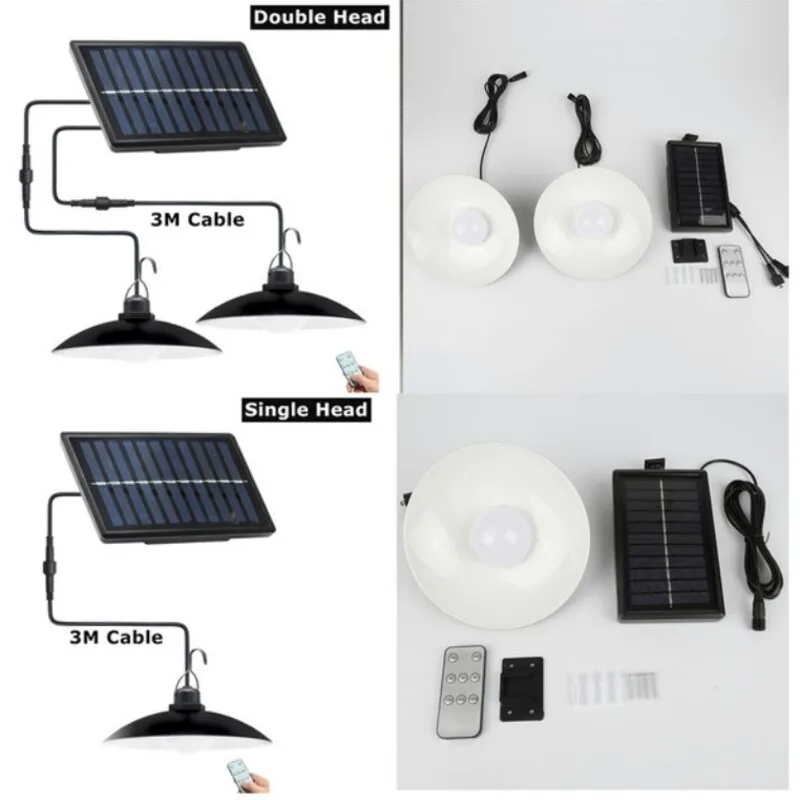 Double Head Waterproof Solar Lamps