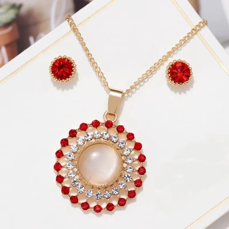 Exquisite Luxury Rhinestone Set