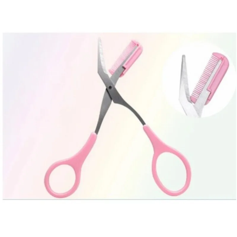 Eyebrow Trimmer Scissor with Comb