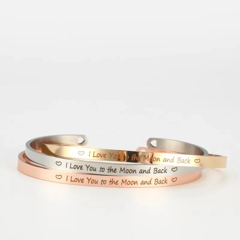 I Love You To The Moon And Back Bracelet