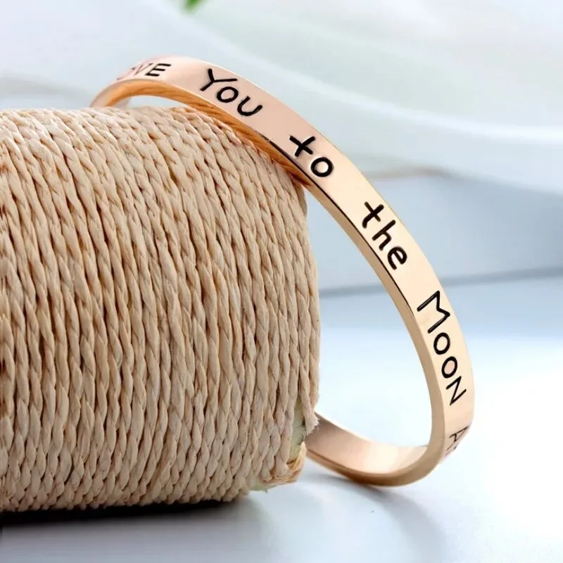 I Love You To The Moon And Back Bracelet
