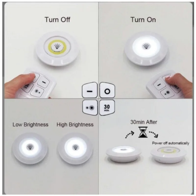 Lamps With Remote (Set Of 3)