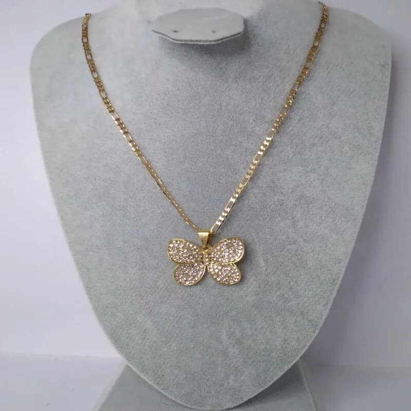 Lovely Shiny Butterfly Necklace