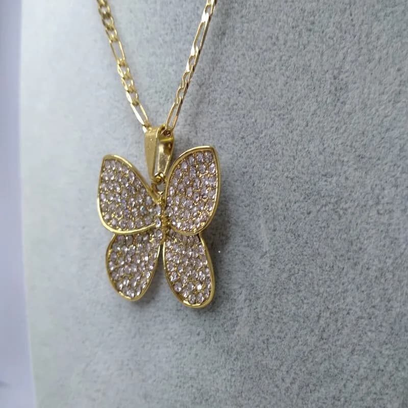Lovely Shiny Butterfly Necklace