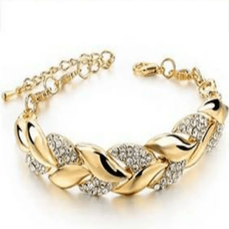 Luxury Braided Leaf Bracelet