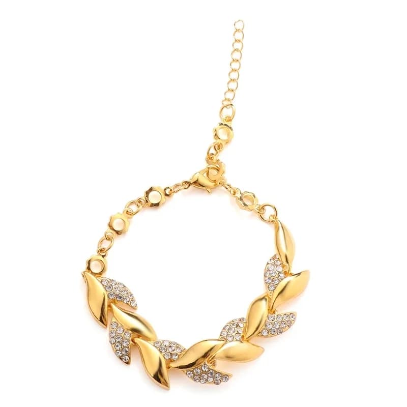 Luxury Braided Leaf Bracelet