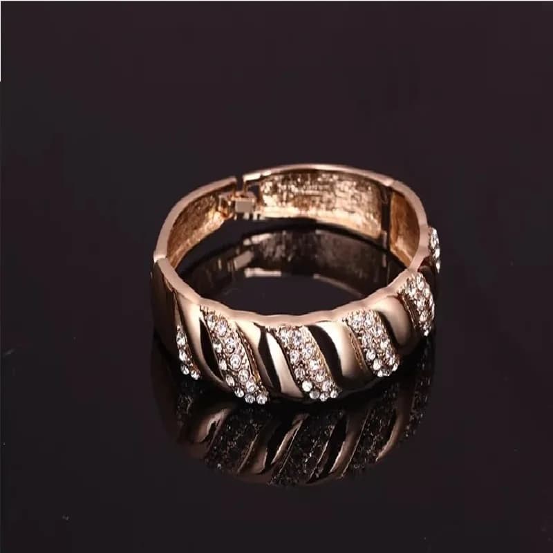 Luxury Twisted Rose Gold Set