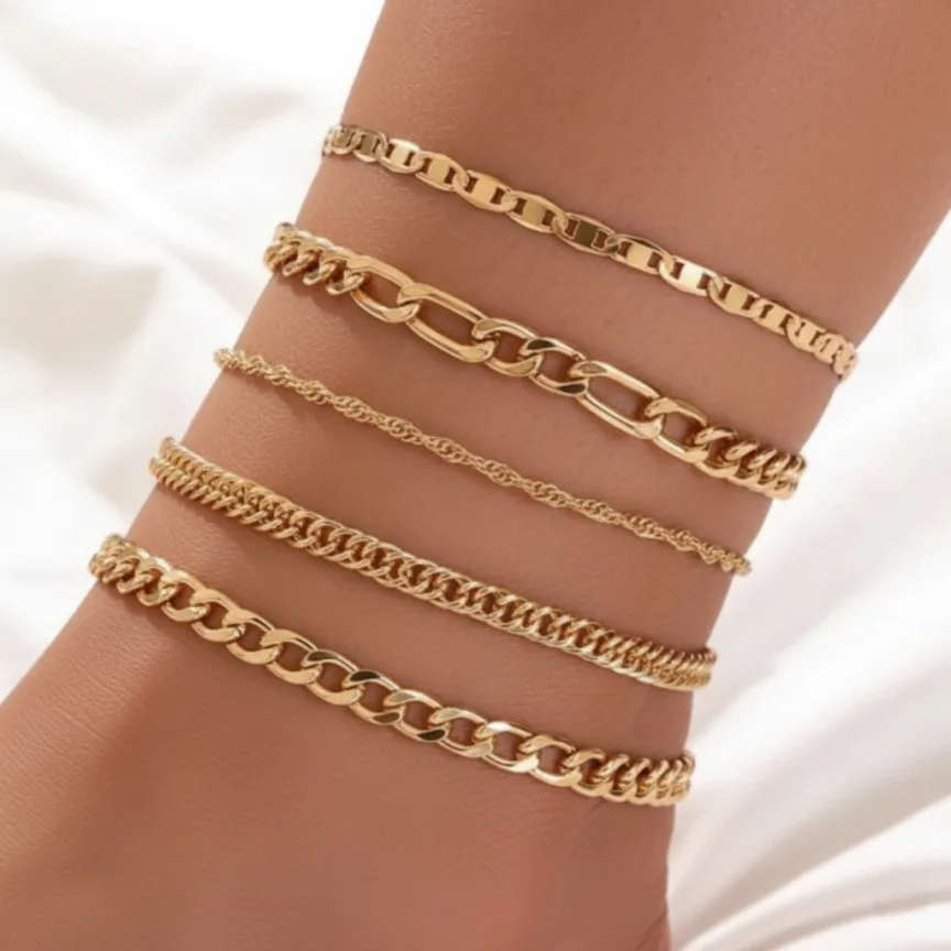New Anklets Gold