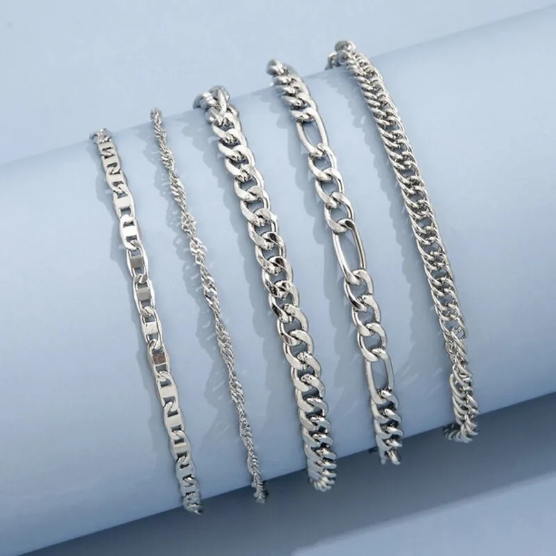 New Anklets Silver