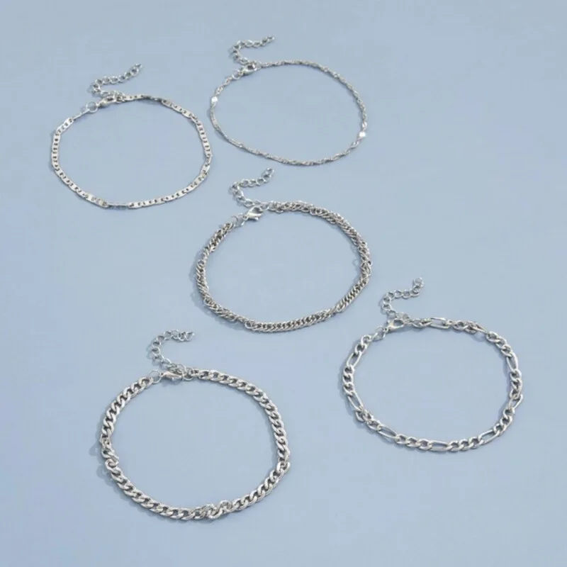 New Anklets Silver
