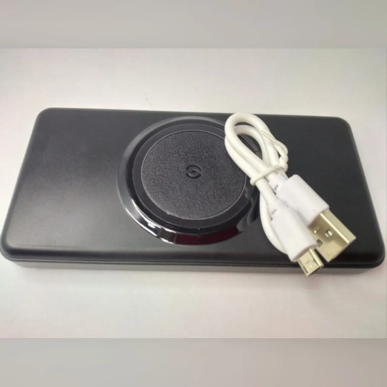 Power Bank 3 in 1 Premium Quality 10000Mah Black With Wireless Charging