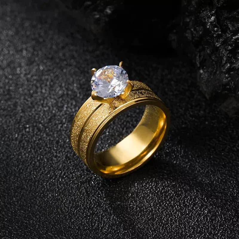 Romantic Classic Crystal Ring