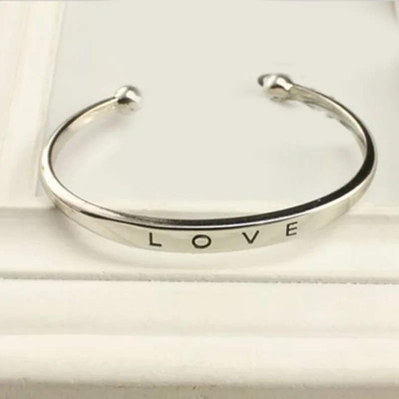 Stylish Engraved Love Bracelet