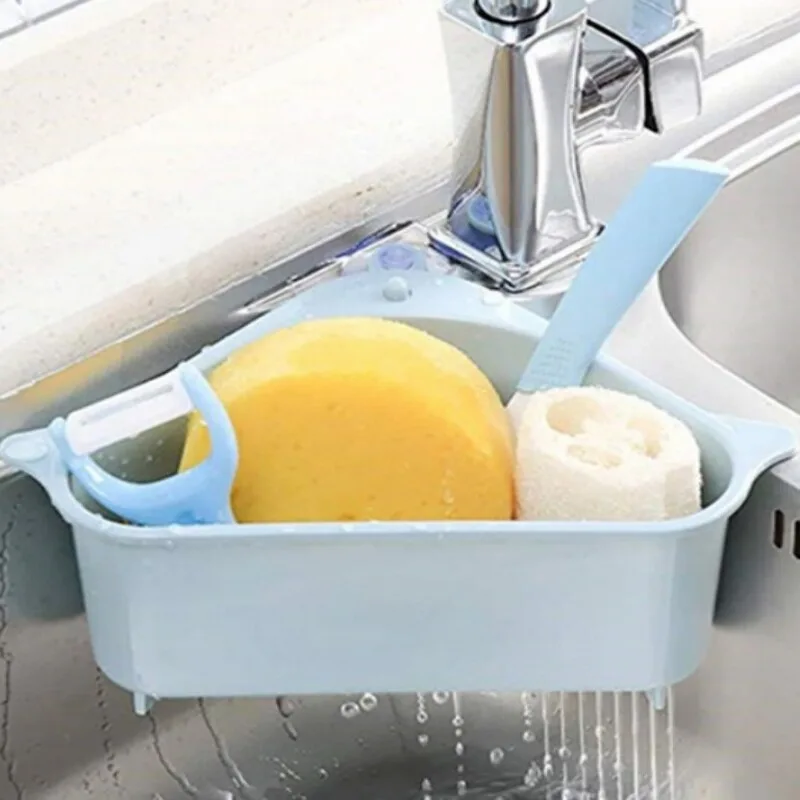 Triangular Sink Drain Shelf