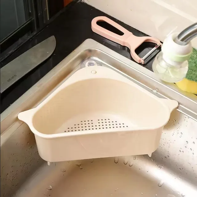 Triangular Sink Drain Shelf