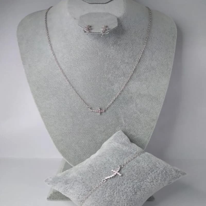 Twisted Shiny Cross Set