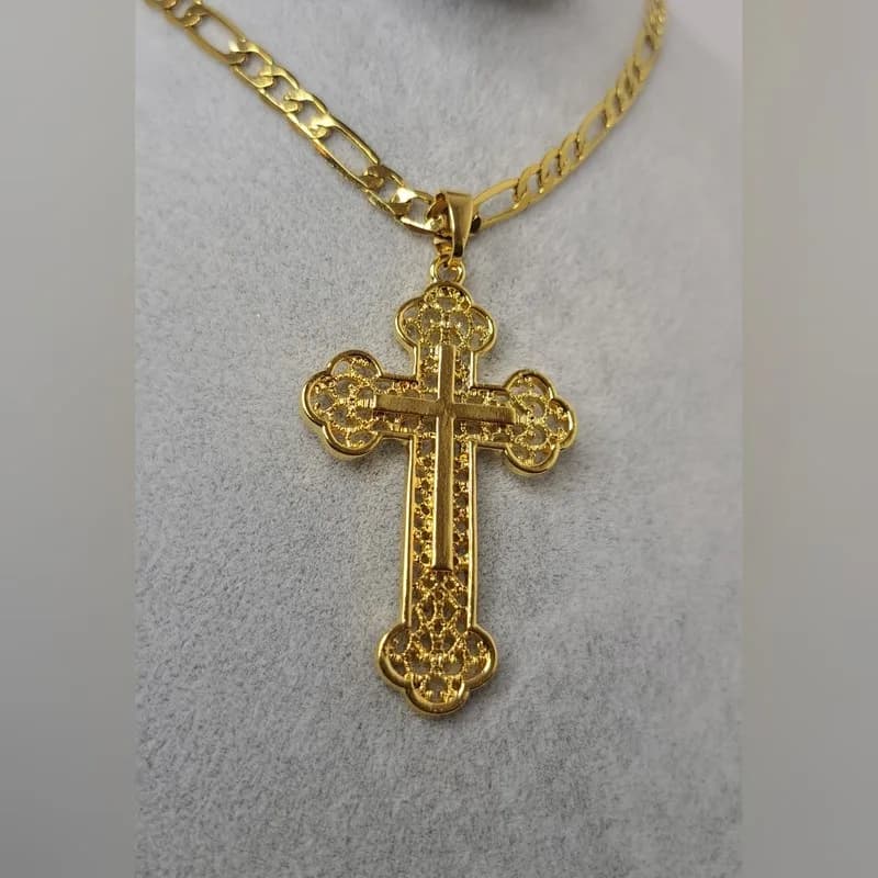 Cross African Necklace