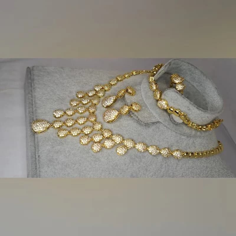 Luxury Crystal Flower Set