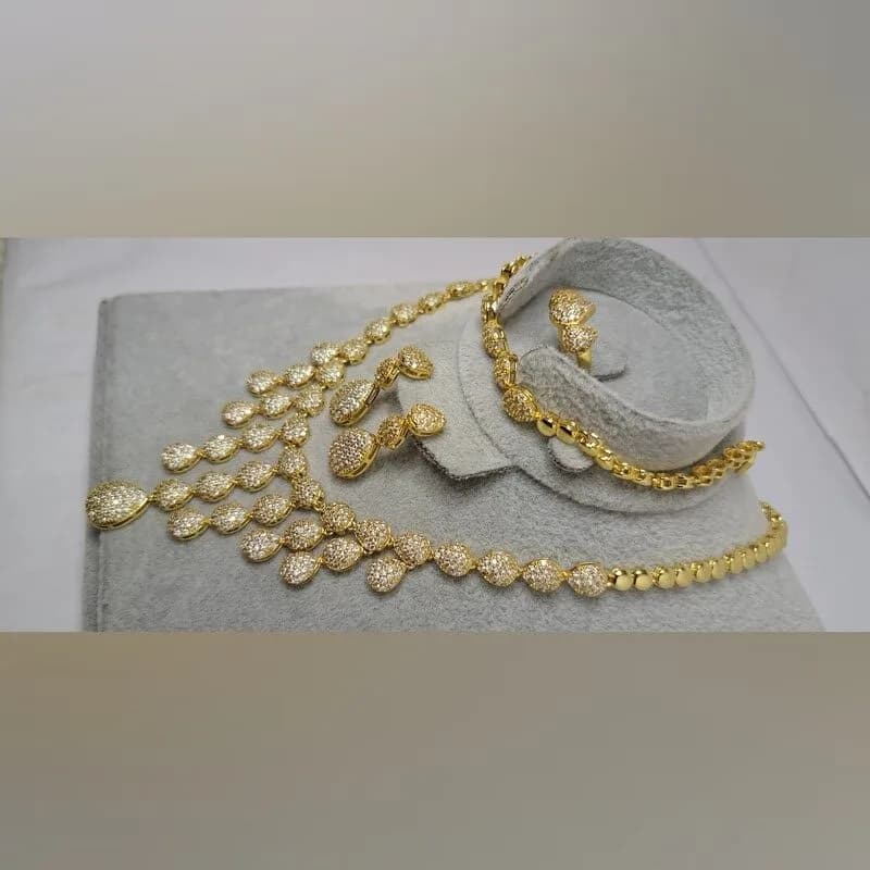 Luxury Crystal Flower Set