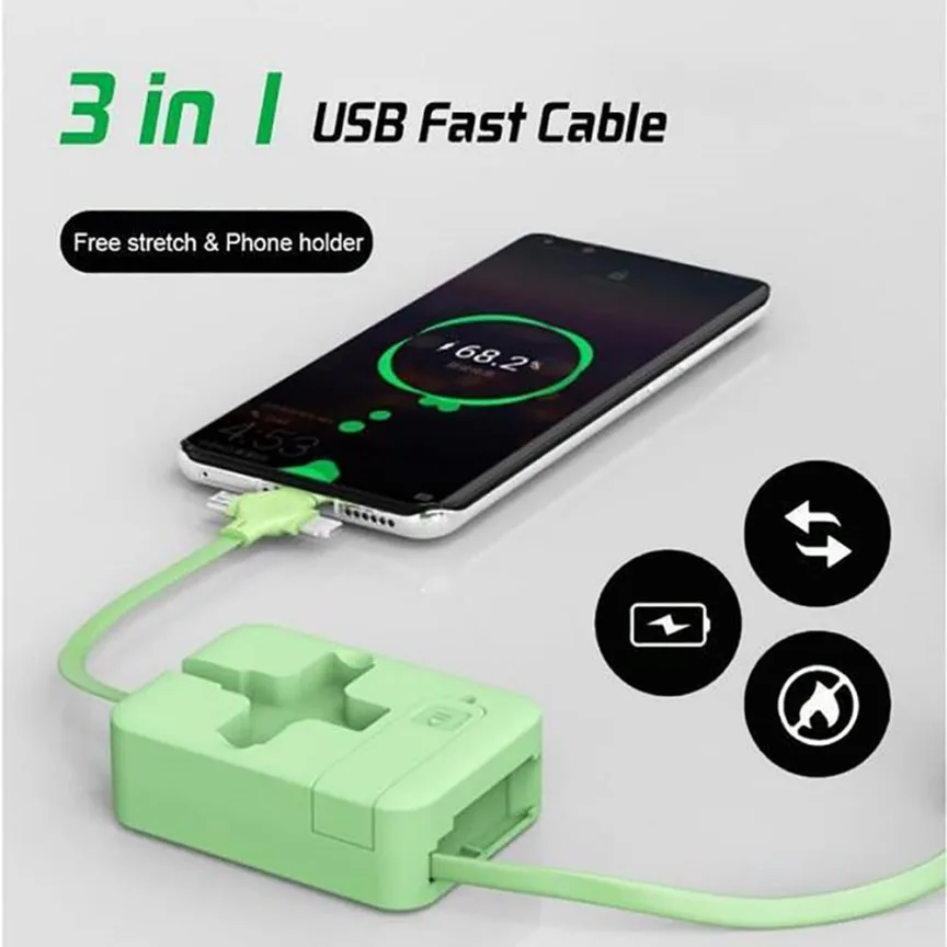 3-in-1 USB Data Cable