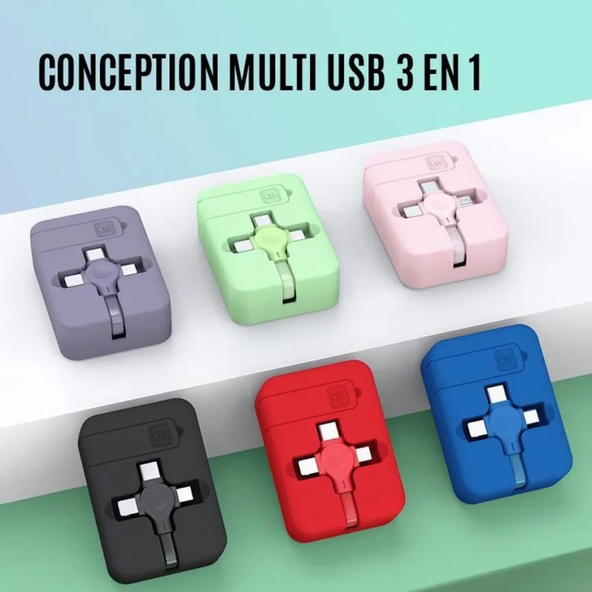 3-in-1 USB Data Cable