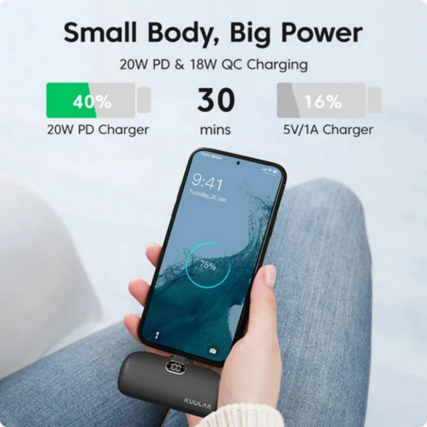KUULAA Mini Power Bank