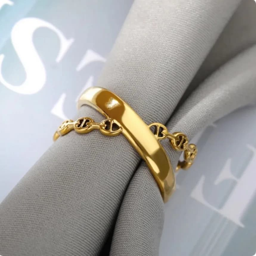 X Shape Ring