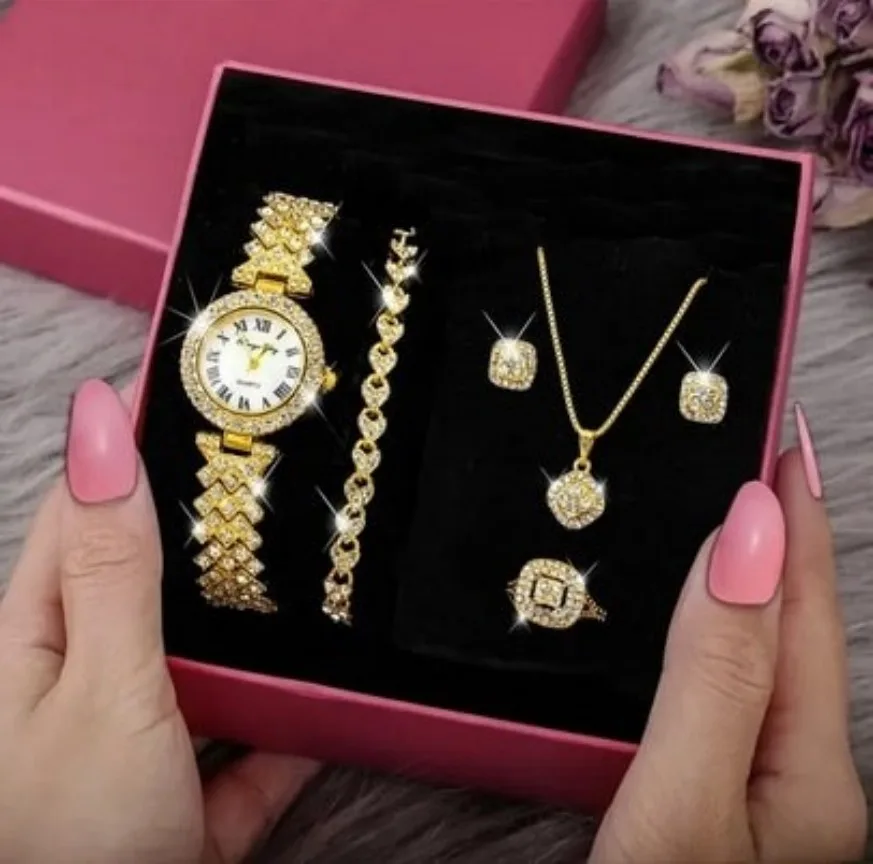 Luxury Bracelet Watch Set