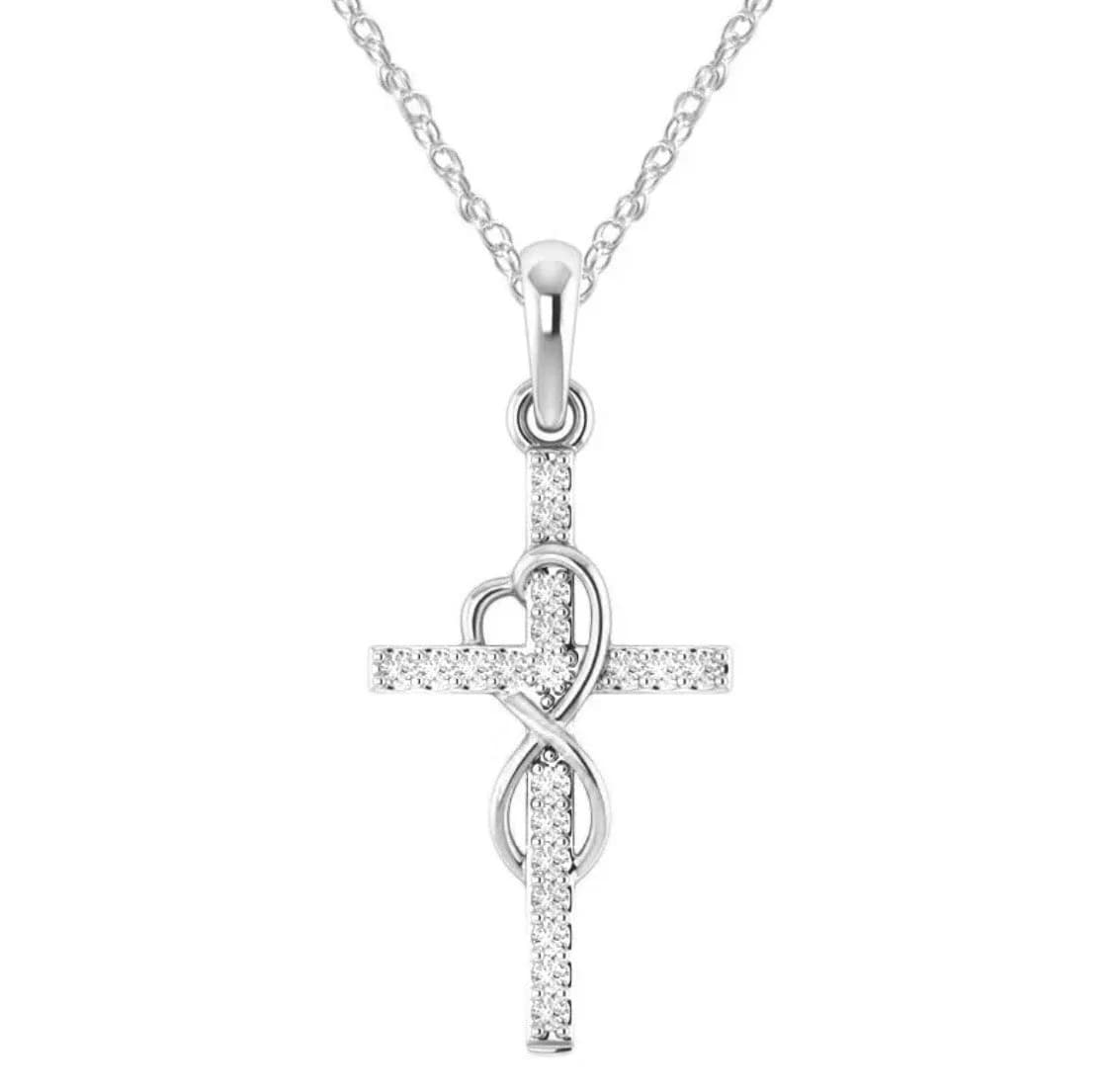 Infinity Love Cross Necklace 2
