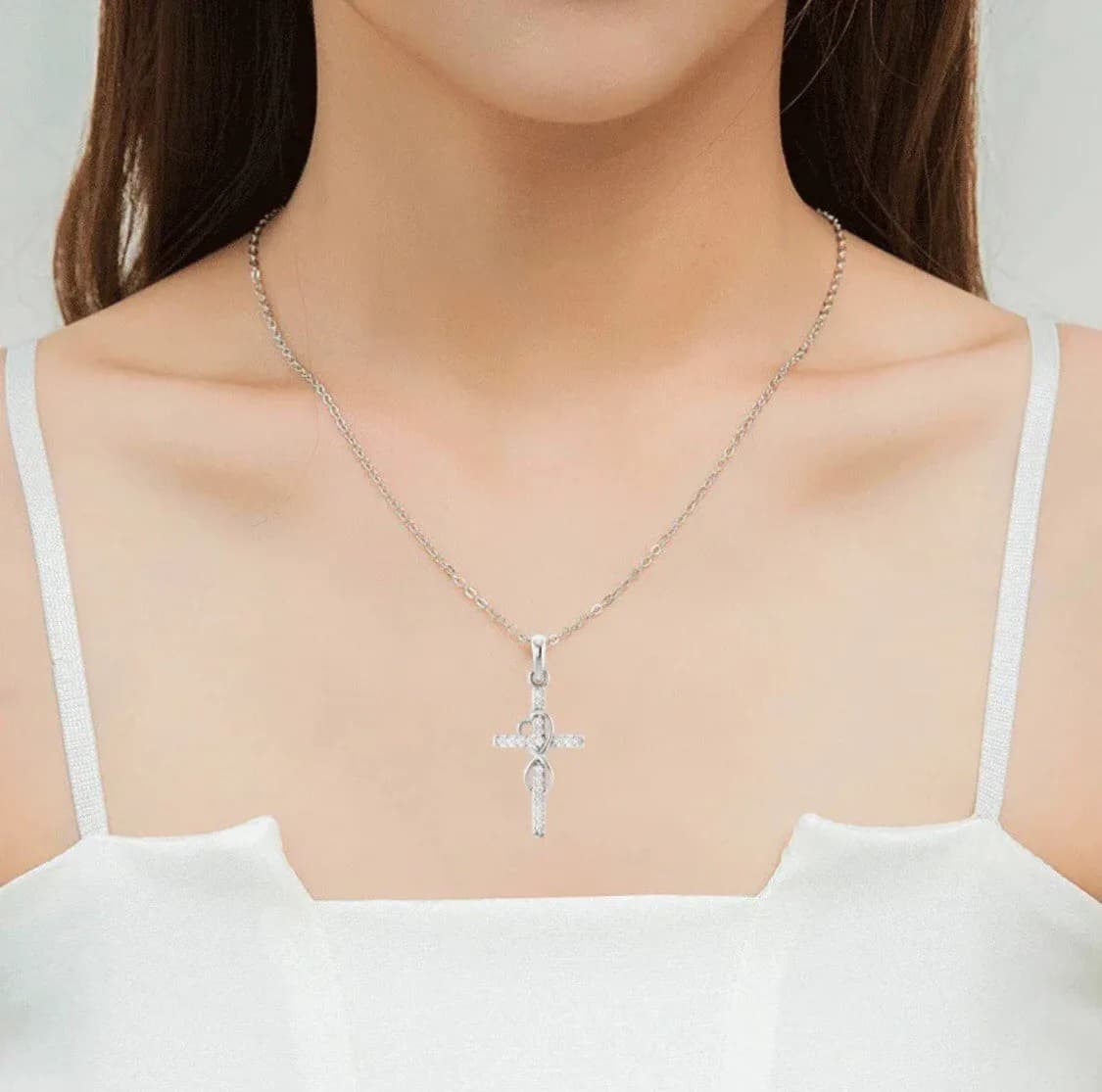 Infinity Love Cross Necklace 2