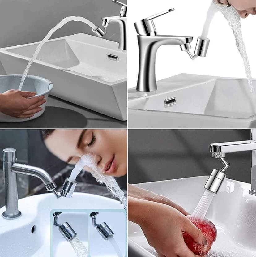 Metal Rotating Faucet Extender