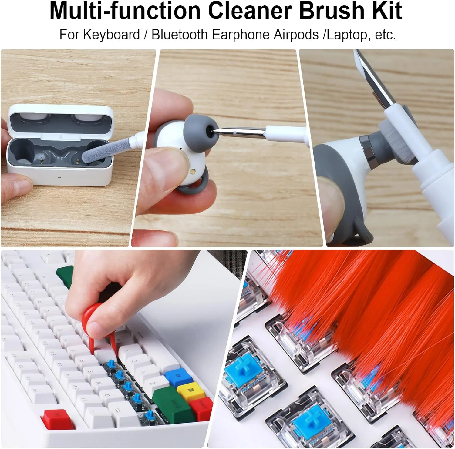 Keyboard & Device Brush Cleaning Kit