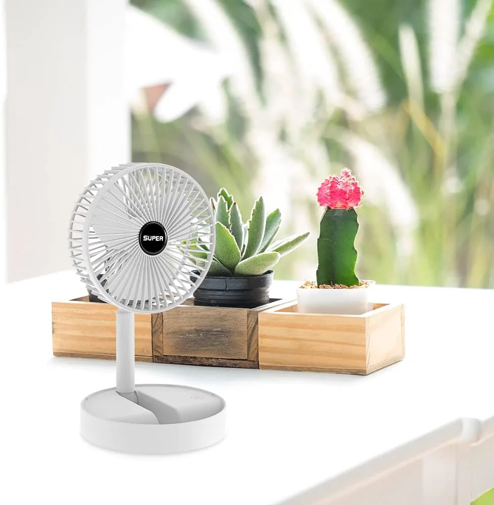 Portable Rechargeable Folding Fan