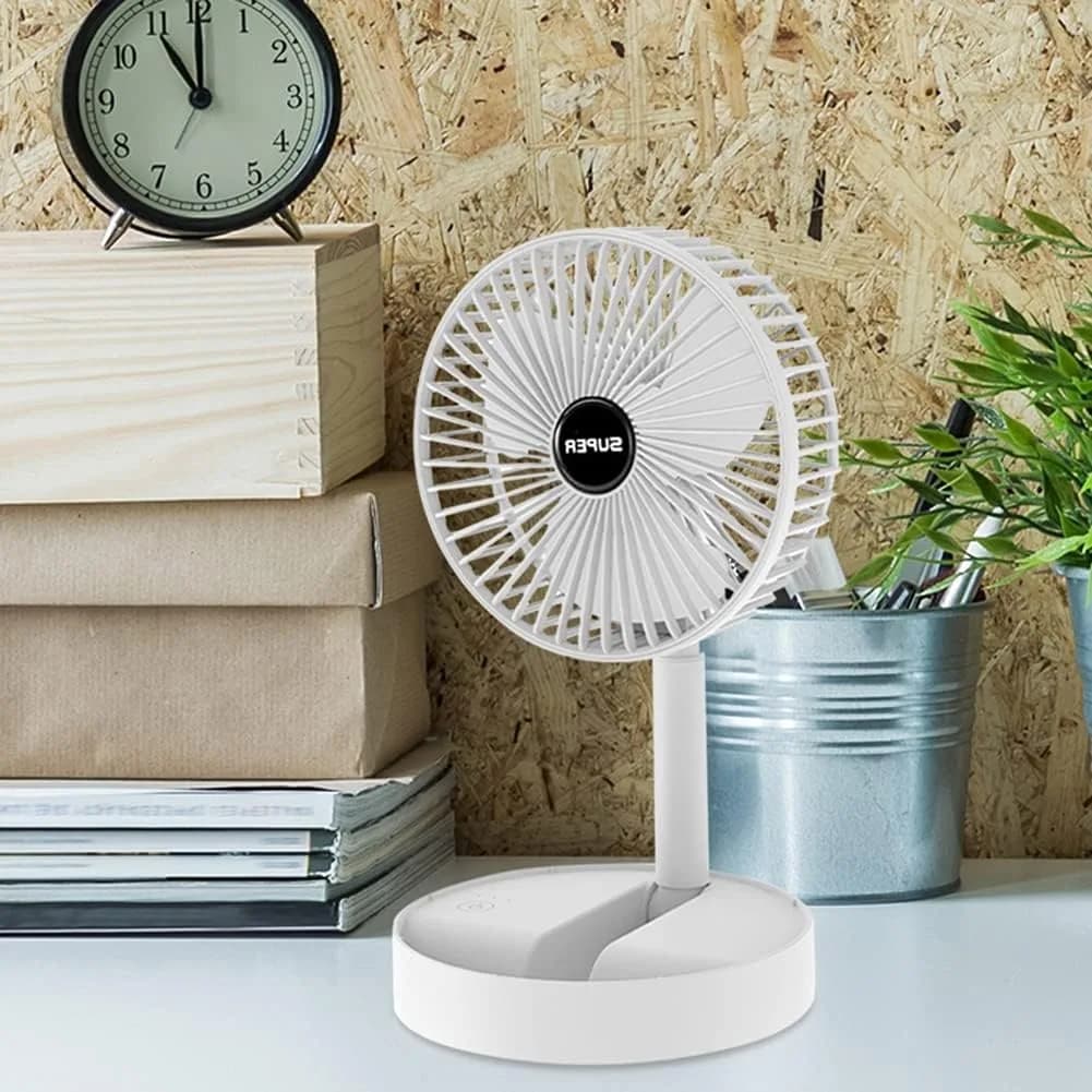 Portable Rechargeable Folding Fan