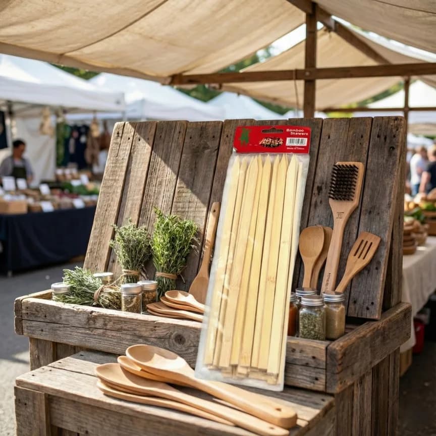 Bamboo Skewers Wide