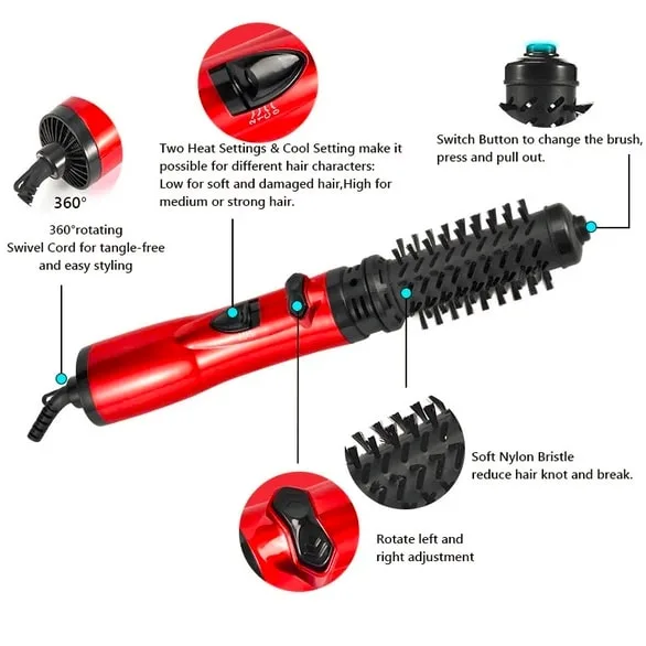 3-in-1 Hot Air Brush Styler