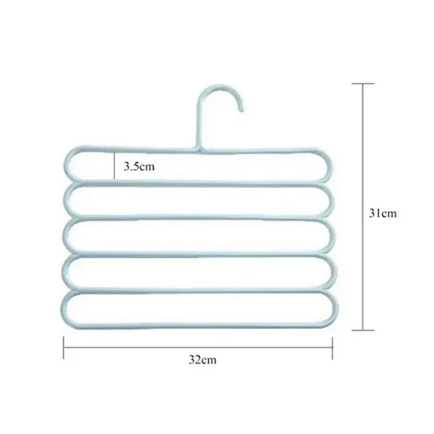 5-in-1 Multipurpose Plastic Hanger