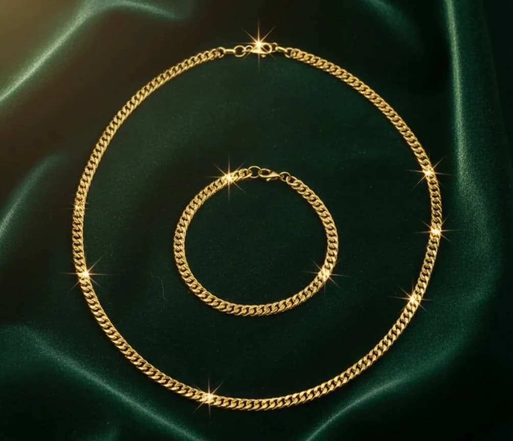 Golden Aura Chain Set