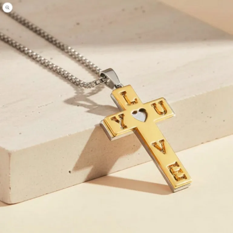 Love Cross Pendant