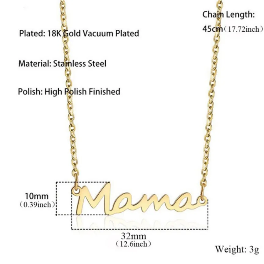 Mama Name Necklace