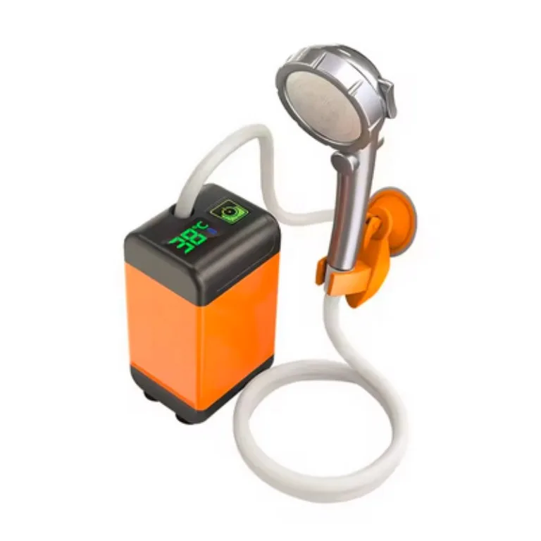 Portable Camping Shower with Pump – 4800mAh Rechargeable