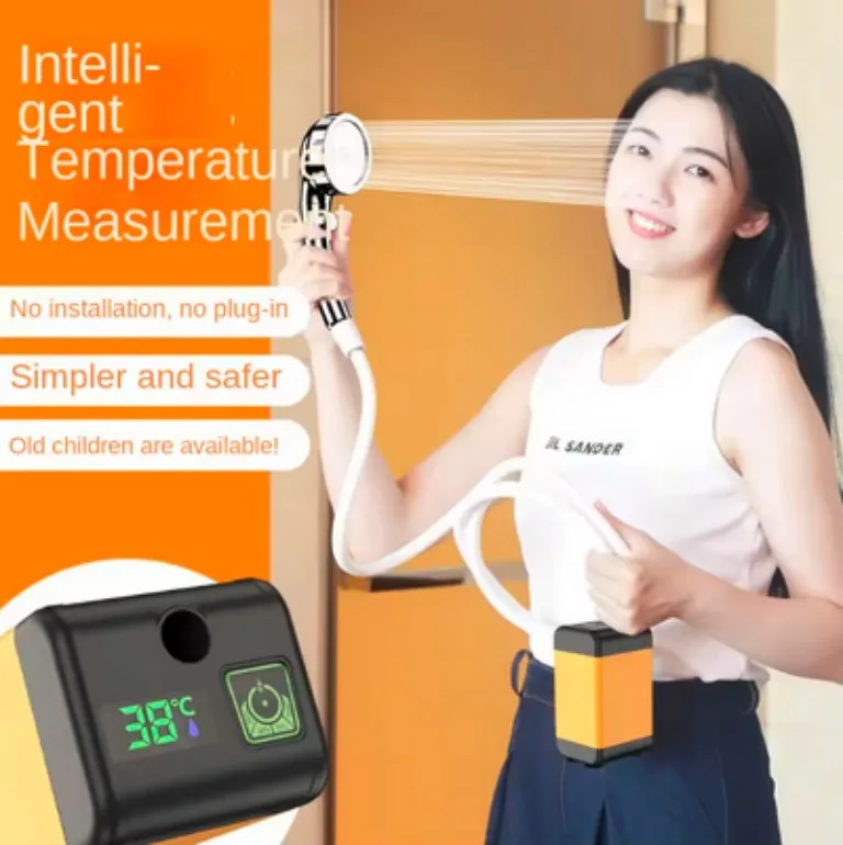 Portable Camping Shower with Pump – 4800mAh Rechargeable