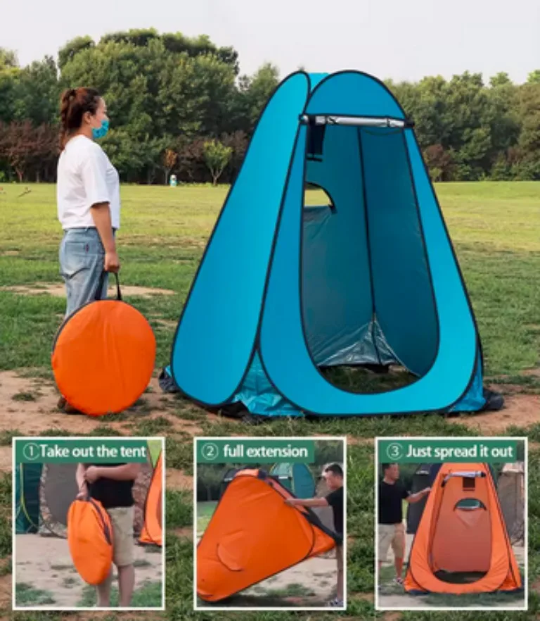 Portable Pop-Up Privacy Waterproof Tent