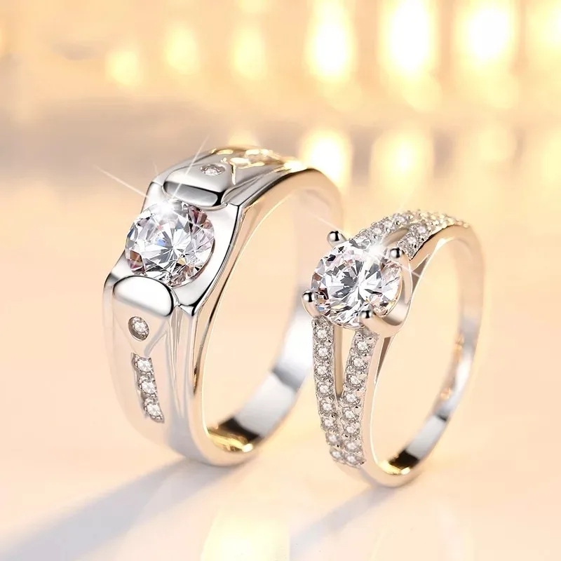 Luxurious Exquisite Couple Rings